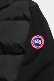 Womens HyBridge® Wide Quilt Knit Hoody Black  6507W