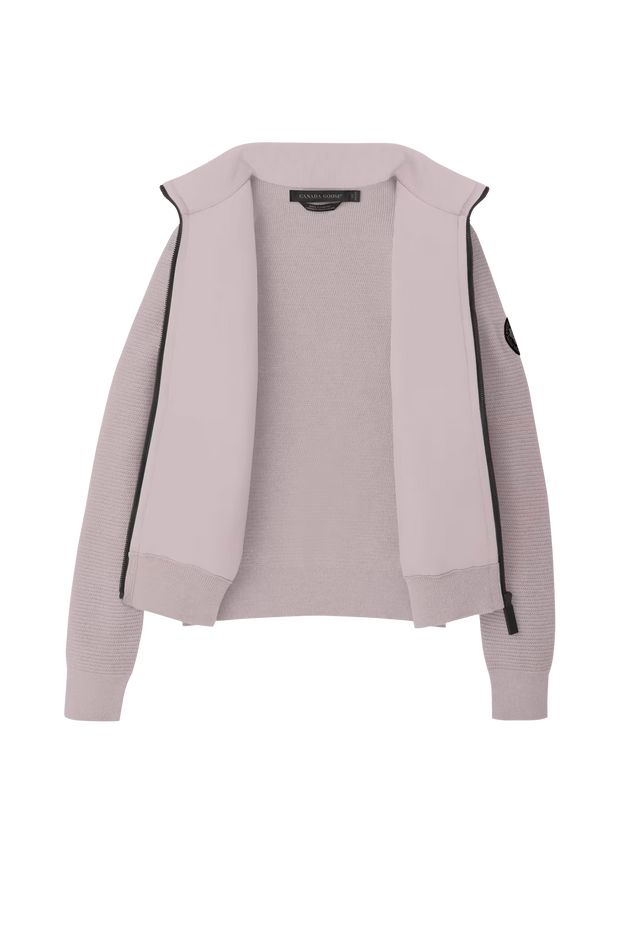 Womens HyBridge® Knit Jacket Black Label Lucent Rose 6830LB
