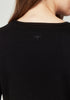 Womens Essential Crew  Black 6874