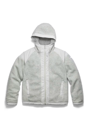 Mens Alberni Reversible Fleece Bomber Silverbirch Heather/ Silverbirch 7067M
