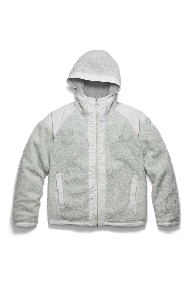 Mens Alberni Reversible Fleece Bomber Silverbirch Heather/ Silverbirch 7067M