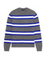 Mens Matawin Crew Knit Sweater Stone Marine Cobalt 7647M