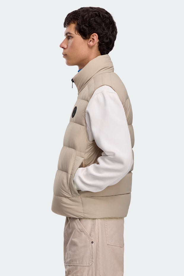 Mens Crofton Vest EnduraLuxe Limestone Black Disc 1925MB