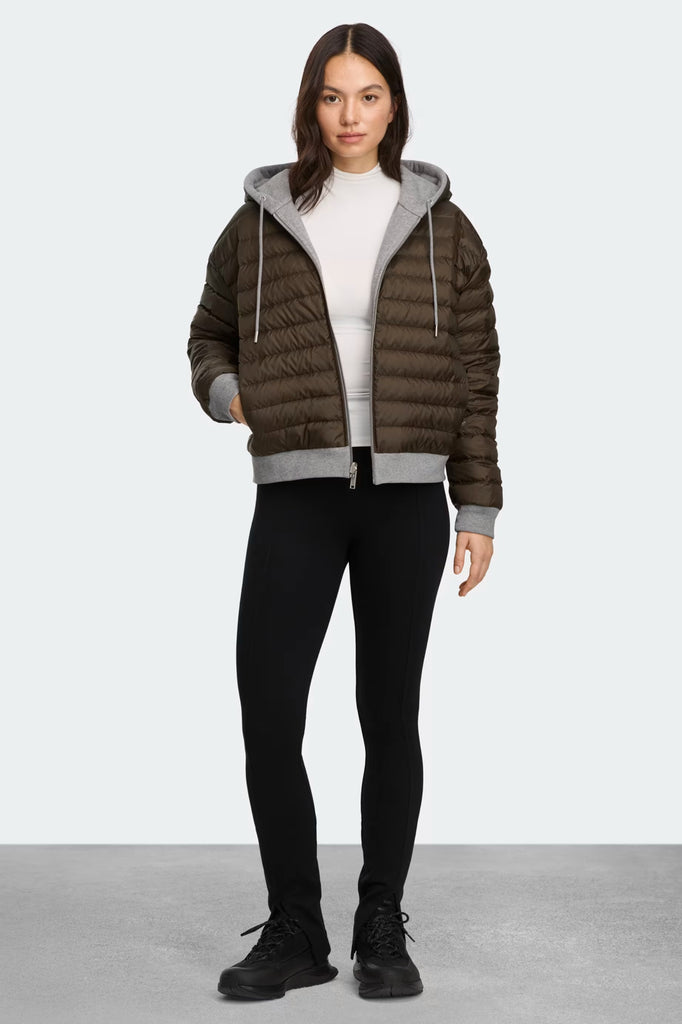Women Fuse Reversible Hoodie Stone Heather/Terra  1507W