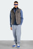 Mens Garson Vest -CR - Black Label-Coastal Grey-2081MB