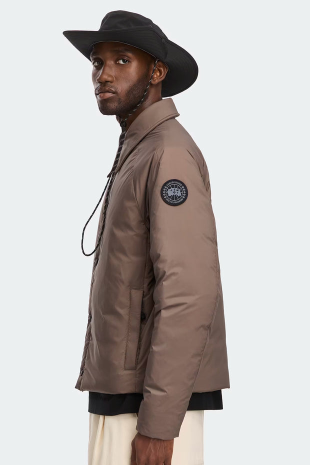 Mens Lodge Coach Jacket Black Label Taupe Grey 2755MB