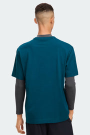 Mens Gladstone Relaxed T-Shirt Guard Blue  1401M9