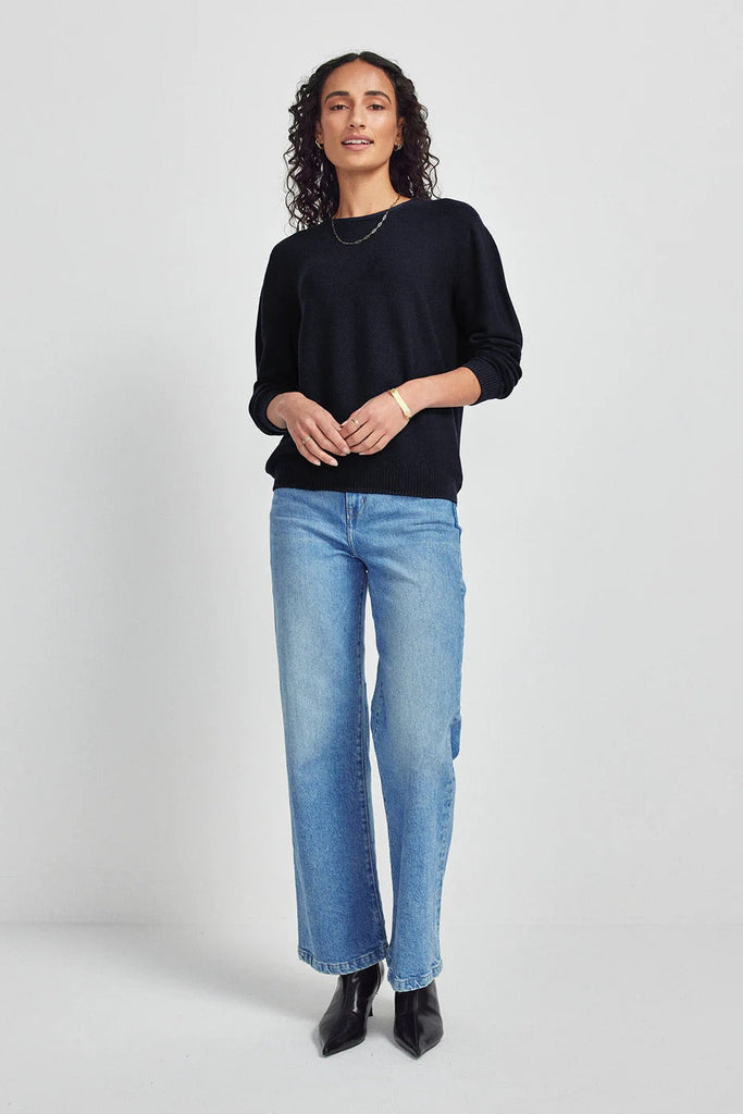 Womens Stitch Sweater  Deep Blue 1859