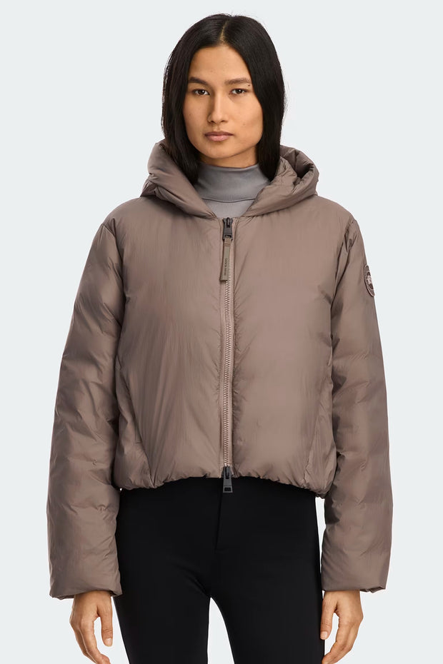 Womens Elba Jacket  Tonal Disc Taupe Grey 2756WT