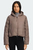 Womens Elba Jacket  Tonal Disc Taupe Grey 2756WT