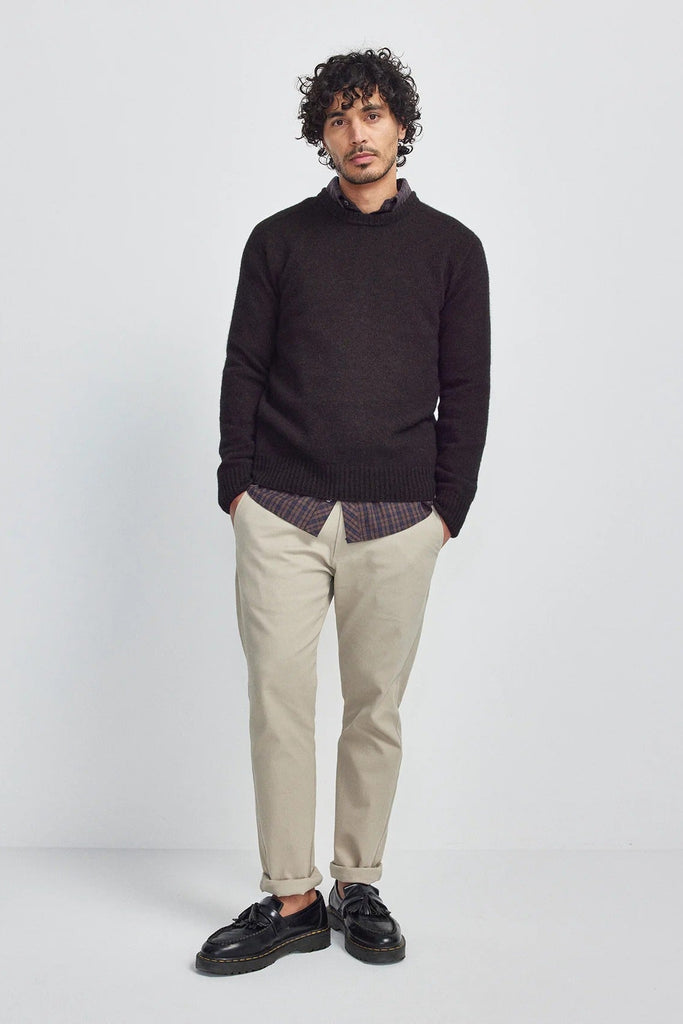 Mens Everyday Sweater Chocolate 100158