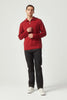Mens Pua Zip Shirt  Bordeaux 9379