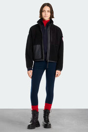 Womens Simcoe Simcoe Zip Up Fleece Sweater Black 1101W