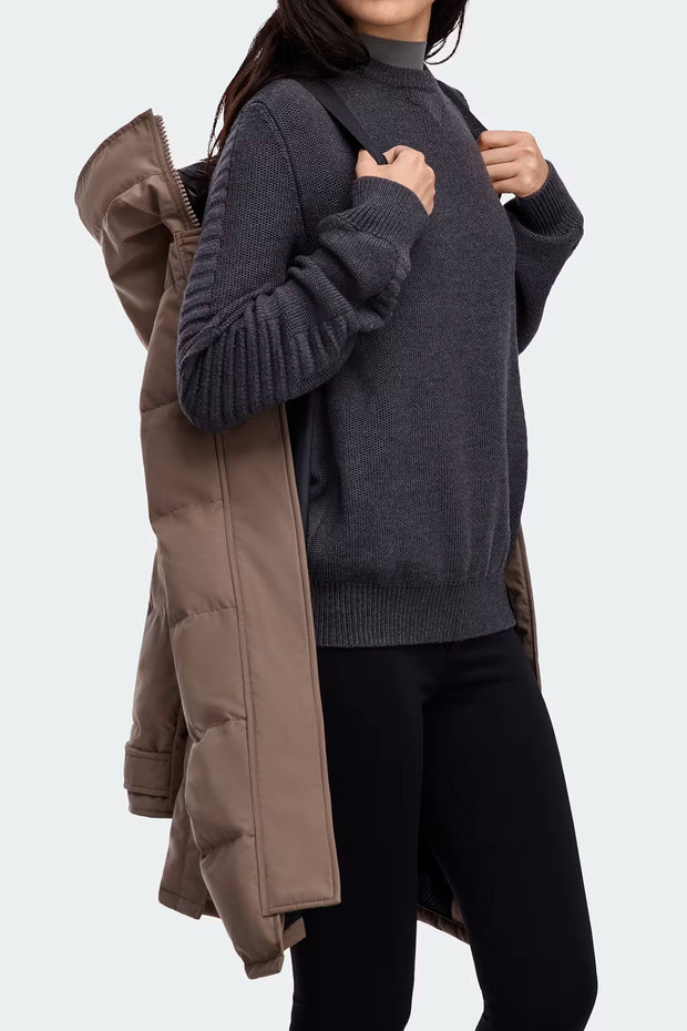 Womens Shelburne Parka CR Taupe Grey 3802WT