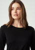 Womens Essential Crew  Black 6874