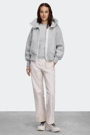Womens Chilliwack Bomber Kind Fleece White Label Silverbirch Heather 7102WW