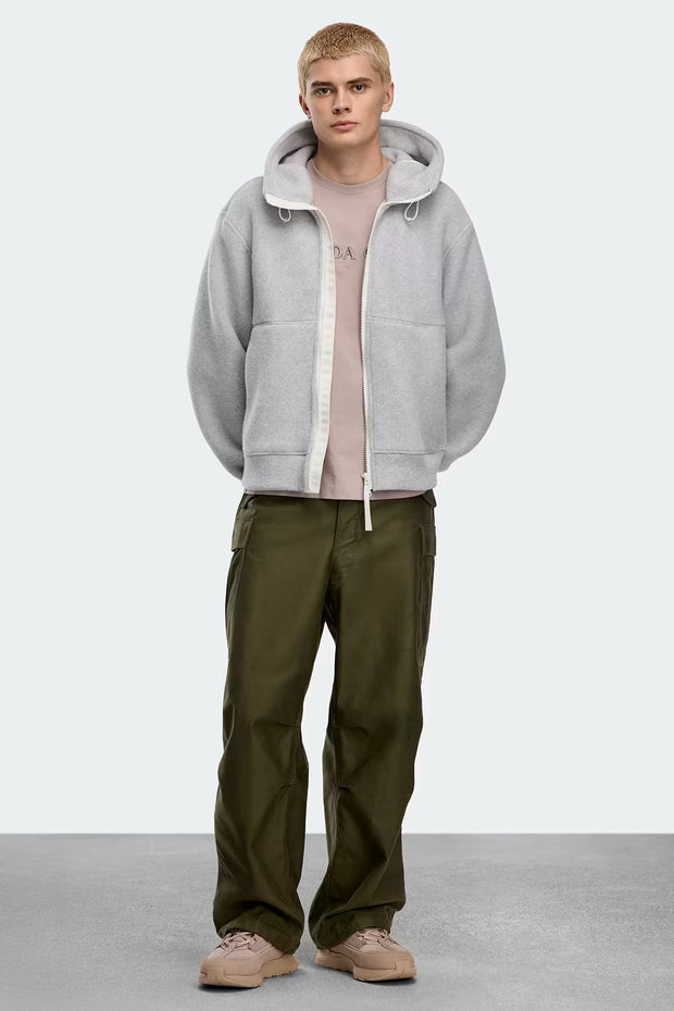 Mens Chilliwack Fleece Bomber Black Label Silverbirch Heather  7220MW