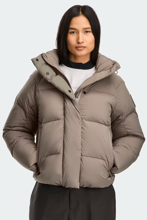 Womens Junction Parka Tonal Disc Taupe Grey 2602LT