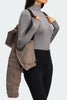 Womens Elba Jacket  Tonal Disc Taupe Grey 2756WT