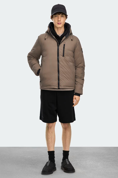 Mens Lodge Hoody  Black Label Taupe Grey 5078MB