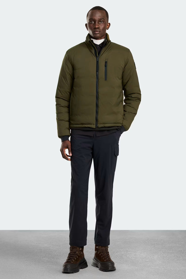 Mens Lodge Jacket Black Disc-Military Green-5079MB