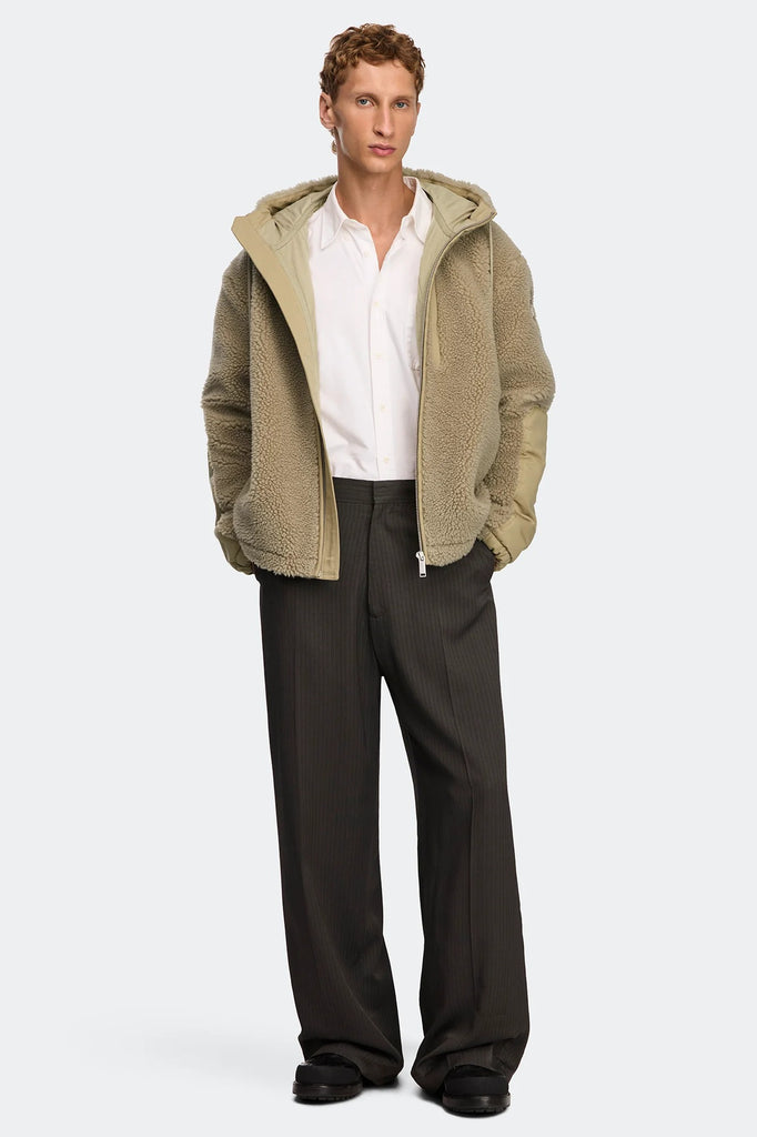 Mens Harrier Full Zip Fleece Hoodie Military Tan 7250MT