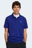 Mens Beckley Polo Tonal Label Azurite Blue 1600MT