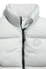 Womens Fallon Puffer Vest Tonal Disc Lunar Frost  1754WT