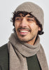 Unisex Natural Beanie Totara/Cobblestone   0656