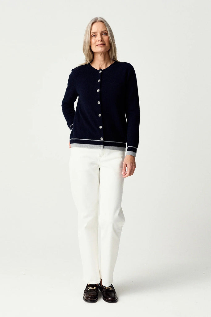 Womens Hara Cardigan  Ink/Stone 100488