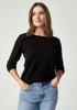 Womens Essential Crew  Black 6874