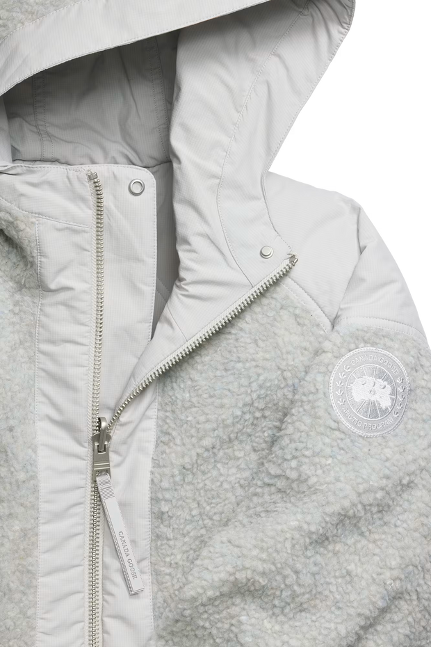 Mens Alberni Reversible Fleece Bomber Silverbirch Heather/ Silverbirch 7067M