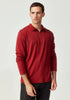 Mens Pua Zip Shirt  Bordeaux 9379