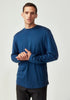 Mens Mountainsilk Crew  Deep Lake 9528