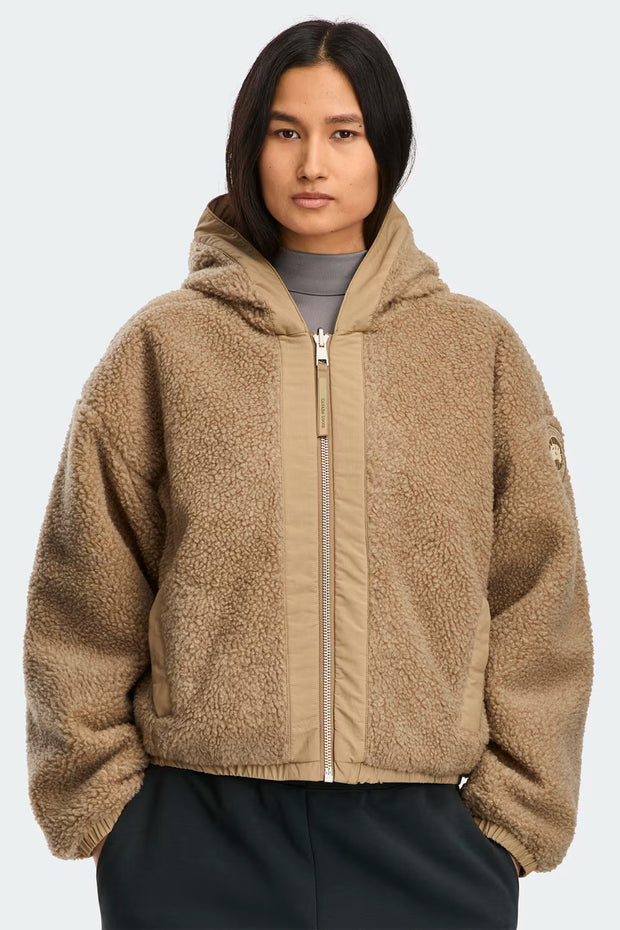 Womens Alberni Fleece Bomber Desert Sand/Desert Sand 7068W