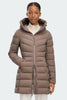 Womens Clair Coat  Tonal Disc Taupe Grey 2331WT