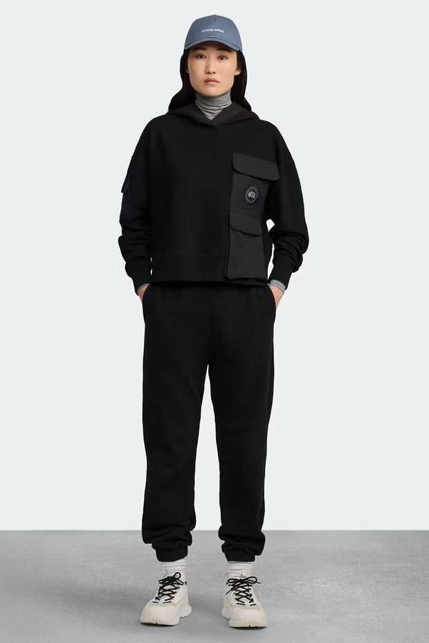 Womens Yates Hoodie Black 7079W