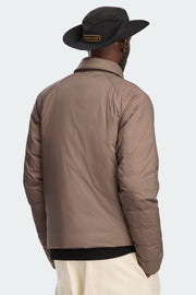 Mens Lodge Coach Jacket Black Label Taupe Grey 2755MB
