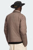 Mens Lodge Coach Jacket Black Label Taupe Grey 2755MB