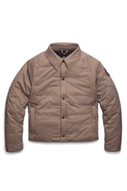 Mens Lodge Coach Jacket Black Label Taupe Grey 2755MB