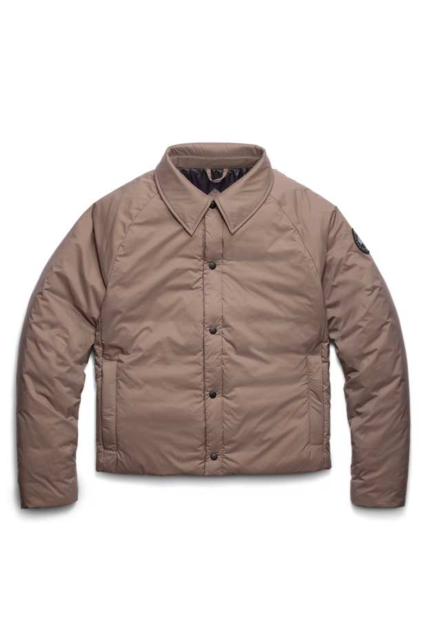 Mens Lodge Coach Jacket Black Label Taupe Grey 2755MB