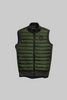 Mens HyBridge® Knit Vest  Black Disc Moss Khaki 6829MB