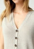 Womens Elena Vest   Taupe Fleck 100465