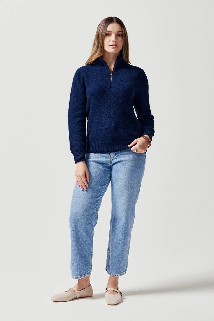 Womens Tidal Half Zip Zephyr/Slate 100500
