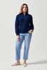 Womens Tidal Half Zip Zephyr/Slate 100500