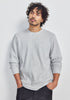 Mens Brent Waffle Long Sleeve Tee Grey Marle 900011