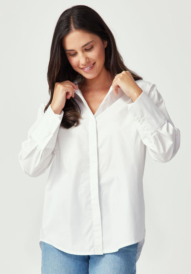 Womens Frankie Shirt Blanc 600141B