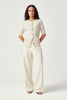 Womens Orna Knit Cardi Ecru 100359Vn