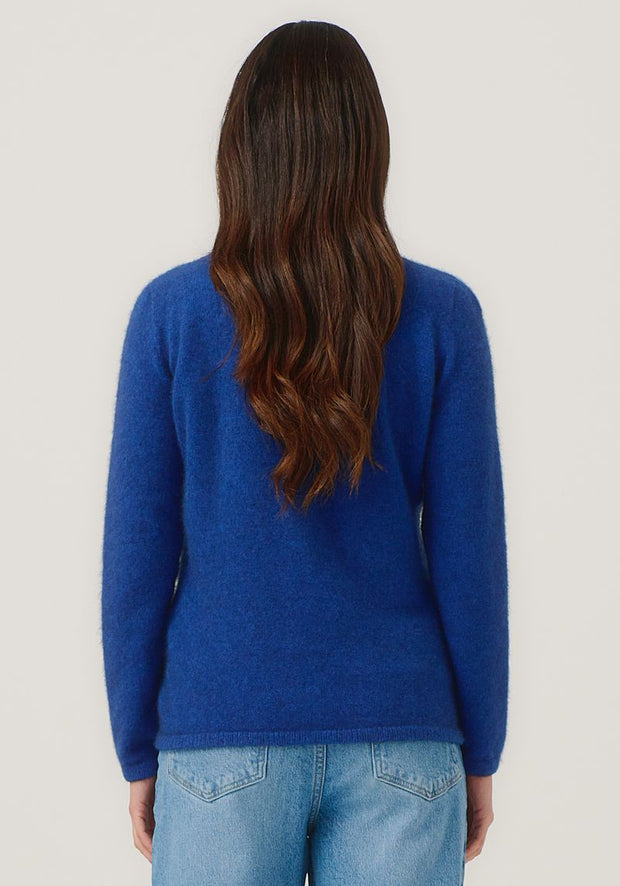 Womens Shell Cardigan Dusty Blue 1736