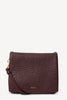 Fox Crossbody Bag - Merlot Bubble